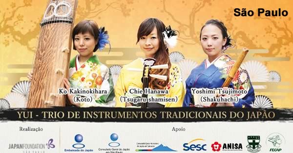 YUI – Trio de Instrumentos Tradicionais do Japão 2016 - São Paulo-SP