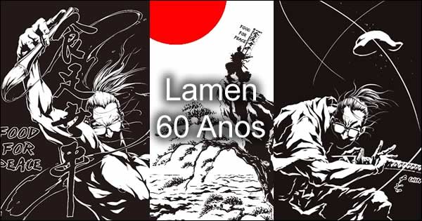 Gibi estilo manga conta história de 60 Anos do Lamen 2018