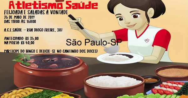 XX - Feijoada e Salada Atletismo Saúde - 26/05/2019 - São Paulo-SP