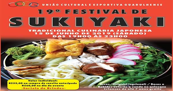 19° Festival de Sukiyaki da UCEG - 15/06/2019 - Guarulhos-SP