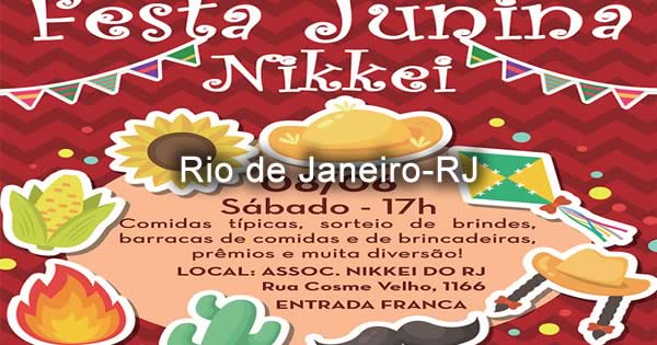Festa Junina Nikkei - 08/06/2019 - Rio de Janeiro-RJ