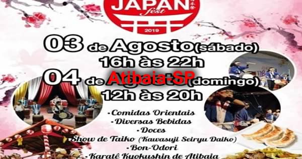 11º Japan Fest Atibaia 2019 - ACENBRA - Atibaia-SP