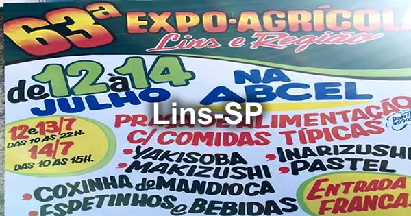 63ª Expo-Agrícola Lins e Região 2019 - Lins-SP