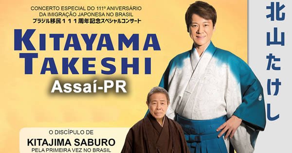 Show Kitayama Takeshi - 29/09/2019 - Assaí-PR