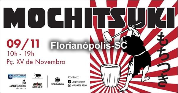 Mochitsuki Festival de Mochi - 09/11/2019 - Florianópolis-SC