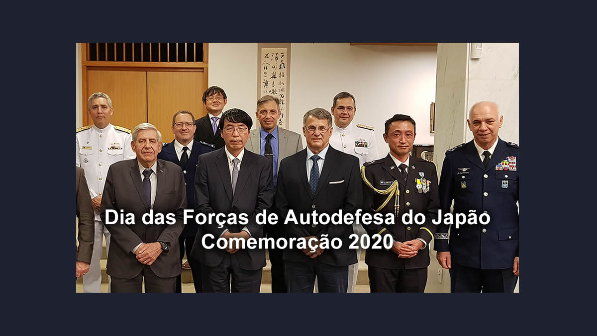 Embaixada do Japão comemora Dia das Forças de Autodefesa do Japão 2020