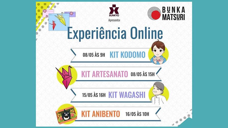 15º Bunka Matsuri A Festa da Cultura Japonesa 2021 Online - São Paulo-SP