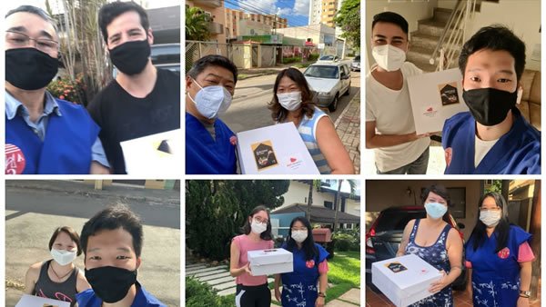 Sukiyaki em casa da ANBG foi um sucesso - Entrega dos kits