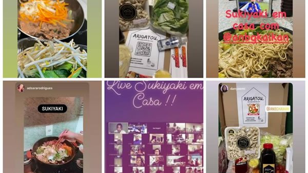Sukiyaki em casa da ANBG foi um sucesso - Kit Sukiyaki em Casa