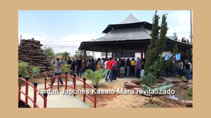 Embaixador Yamada participa da cerimônia de entrega da revitalização do Jardim Japonês Kasato Maru