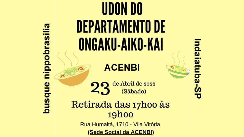 Udon do Ongaku-Aiko-Kai ACENBI 23/04/2022 - Indaiatuba-SP Retirada