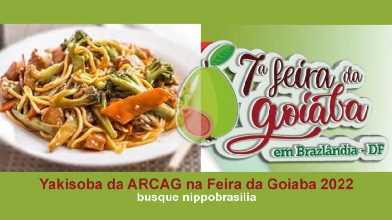 Yakisoba da ARCAG na Feira da Goiaba 2022 Brazlândia - Brasília-DF