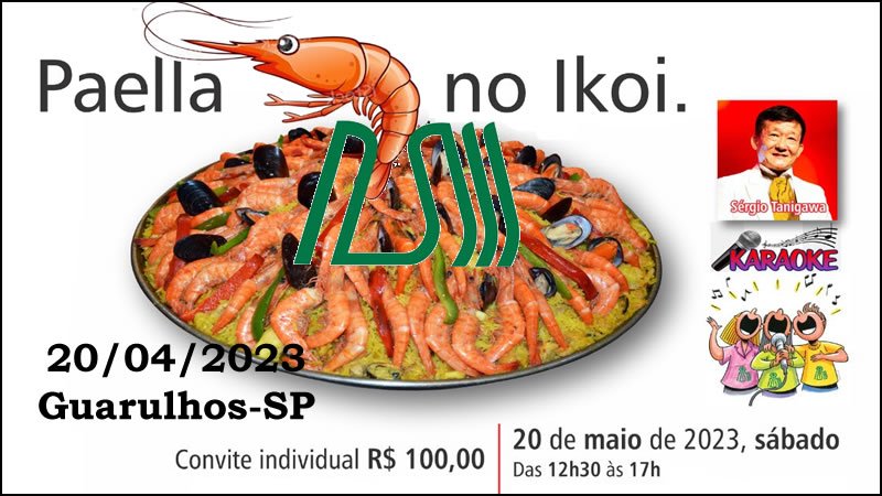 Paella Solidária prol do Ikoi no Sono - 20/05/2023 - São Paulo-SP