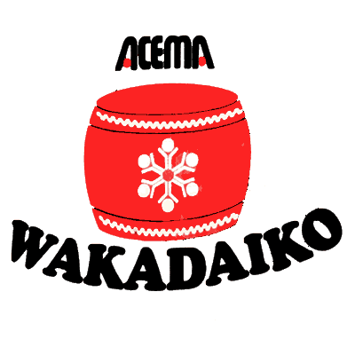 Logo Grupo Wakadaiko de Taiko da ACEMA - Maringá-PR