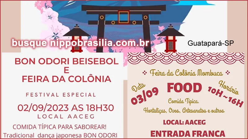 Bon Odori e Feira da Colônia Mombuca 2023 - Guatapará-SP