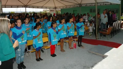 Cerimônia de entrega de ampliação de creche no Itapoã pelo Governo Japonês - Brasília-DF Alunos do Projeto Cultural Quilombo