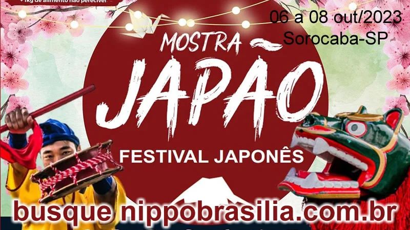 12ª Mostra Japão Festival Japonês 2023 - Sorocaba-SP