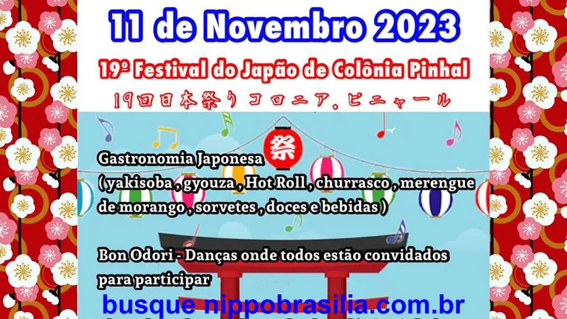 19º Festival do Japão de Colônia Pinhal 2023 - São Miguel Arcanjo-SP
