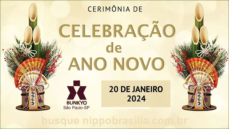 Cerimônia de Celebração de Ano Novo no Bunkyo 2024 - São Paulo-SP
