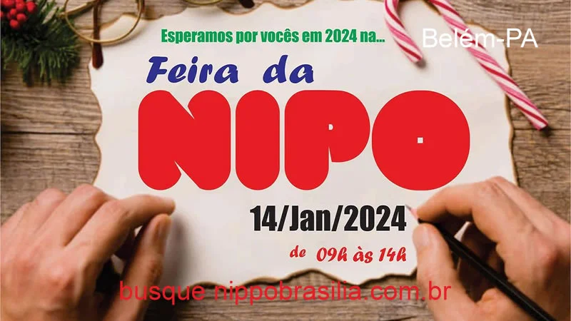 Feira da Nipo - 14/01/2024 - APANB - Belém-PA