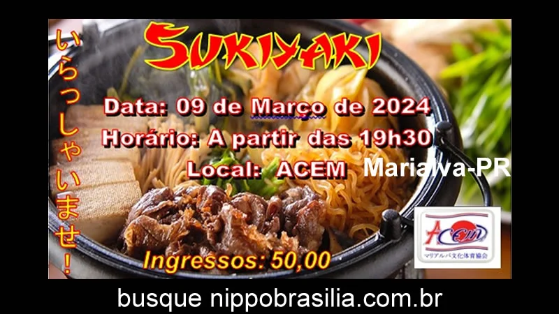 Sukiyaki da ACEM Marialva 09/03/2024 - Marialva-PR