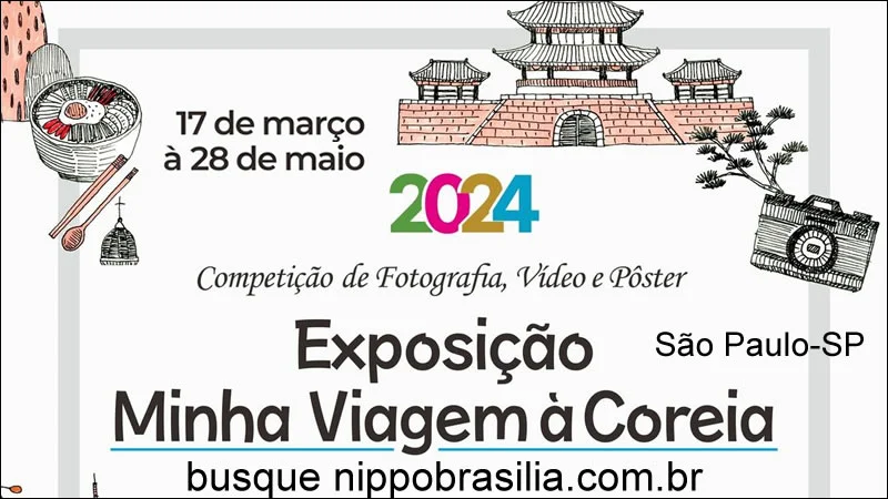 Exposição "Minha Viagem à Coreia" 2024 - São Paulo-SP