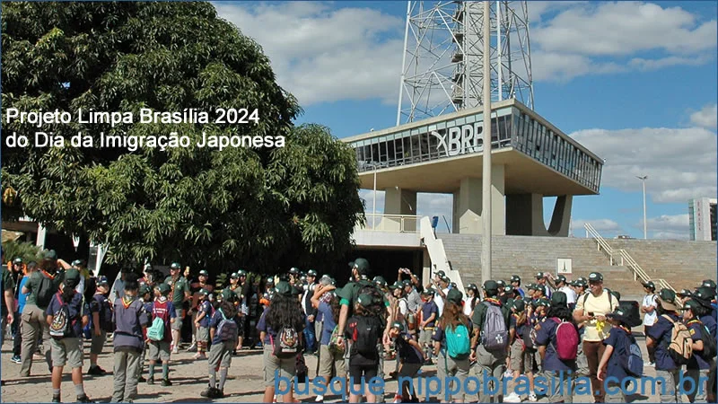 Projeto Limpa Brasília 2024 do Dia da Imigração Japonesa