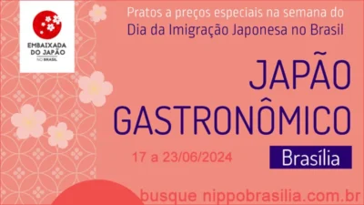 Semana do Japão Gastronômico 2024 emBrasília-DF