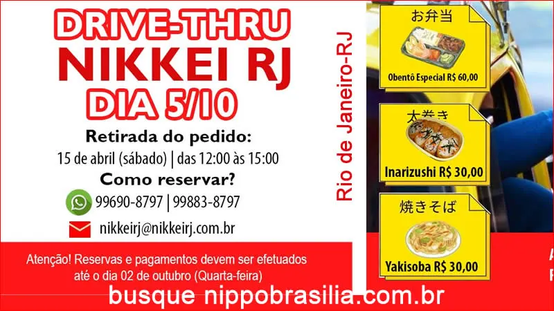 Drive-Thru Nikkei RJ 05/10/2024 - Rio de Janeiro-RJ