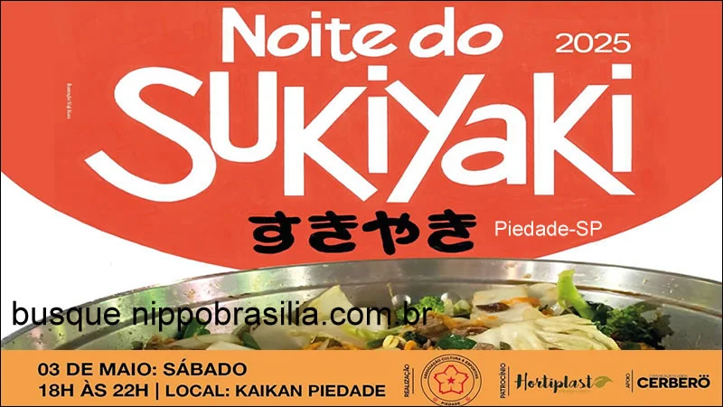 Noite do Sukiyaki 03/05/2025 ACEP Kaikan Piedade-SP