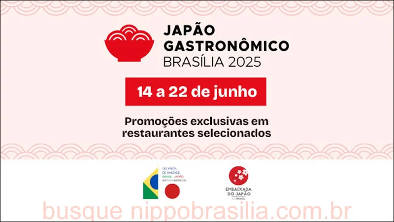 Semana do Japão Gastronômico 2025 em Brasília-DF