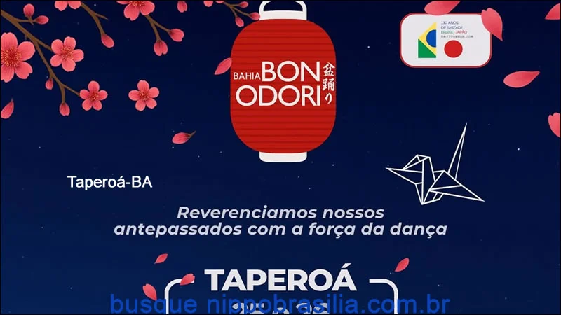1º Bon Odori Itinerante 2025 - Taperoá-BA