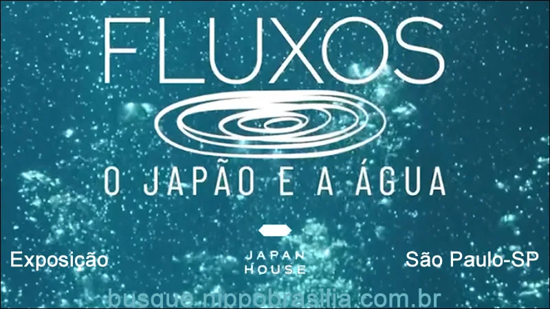 Exposição "Fluxos - o Japão e a água" Japan House São Paulo-SP
