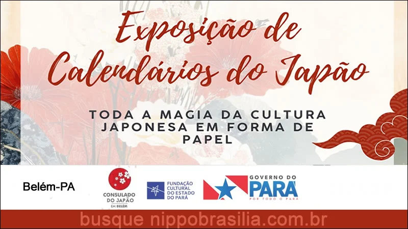 Exibição de Calendários do Japão 2026 - Belém-PA