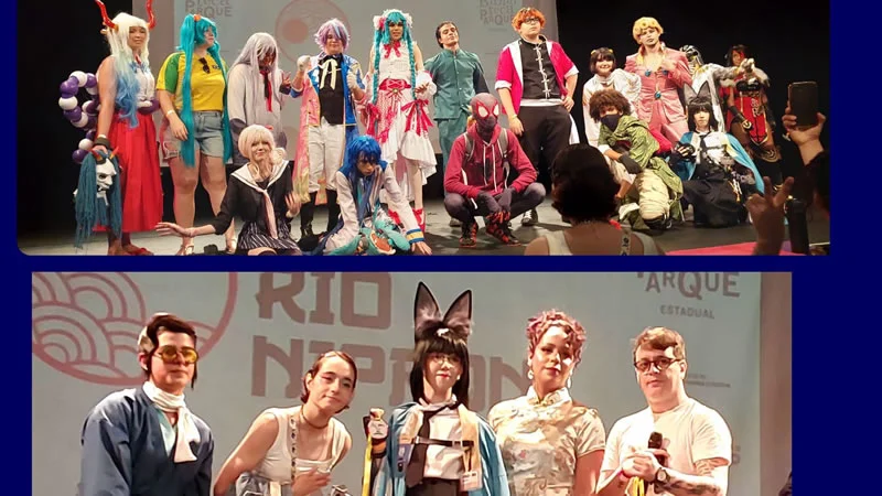 RIO NIPPON, evento de Cultura Japonesa com público maciço de não descendentes - Rio de Janeiro-RJ. Concursos realizados por BECOSPLAY.