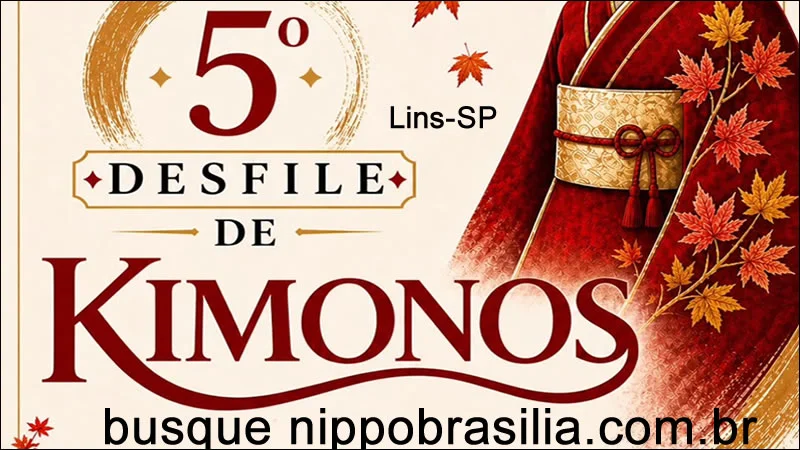 5º Desfile de Kimonos 01/08/2026 - Lins-SP