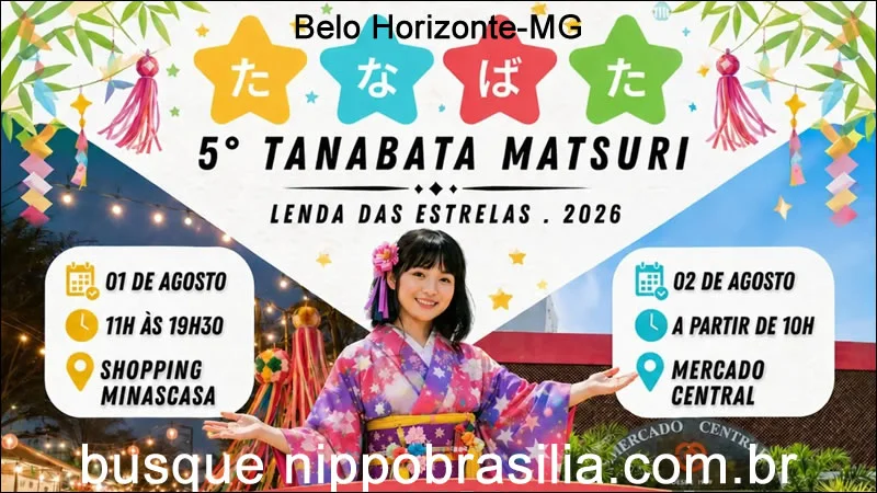 Tanabata Matsuri - Lenda das Estrelas 2026 - Belo Horizonte-MG